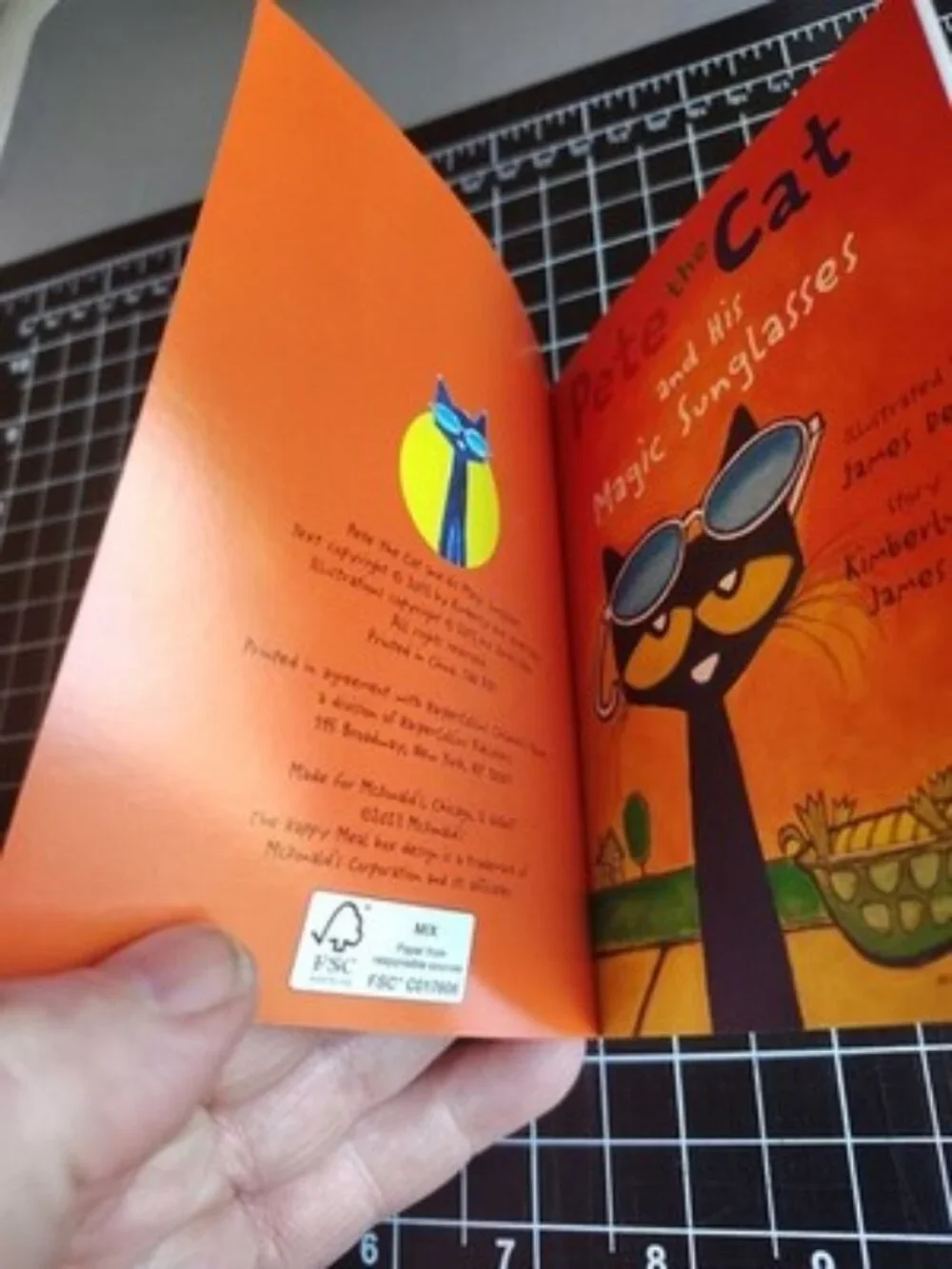 Pete the Cat and His Magic Sunglasses Children's Illustrated Fiction Paperback